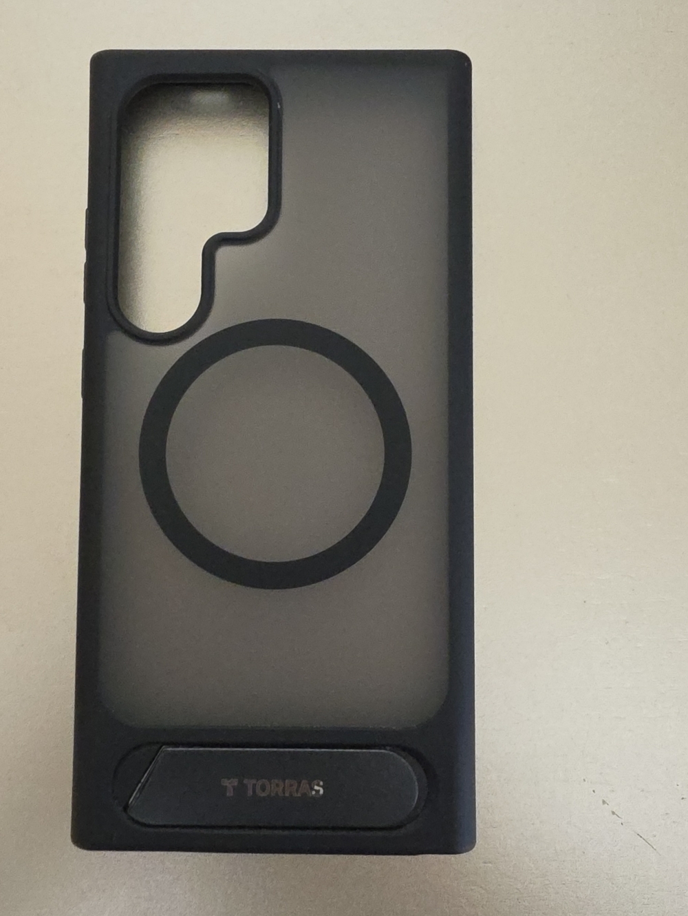 Torras Black MagSafe-Compatible Phone Case For Samsung Galaxy S24 Ultra
